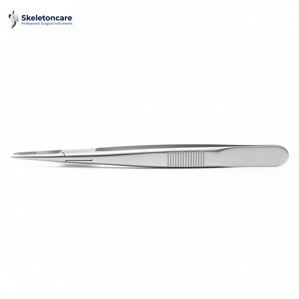 Adson Tissue Forceps - Side View | Skeletoncare
