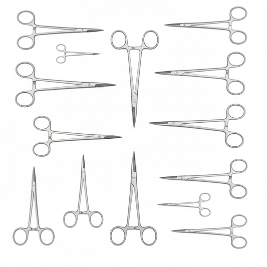 Dissecting Scissors - Flat Lay
