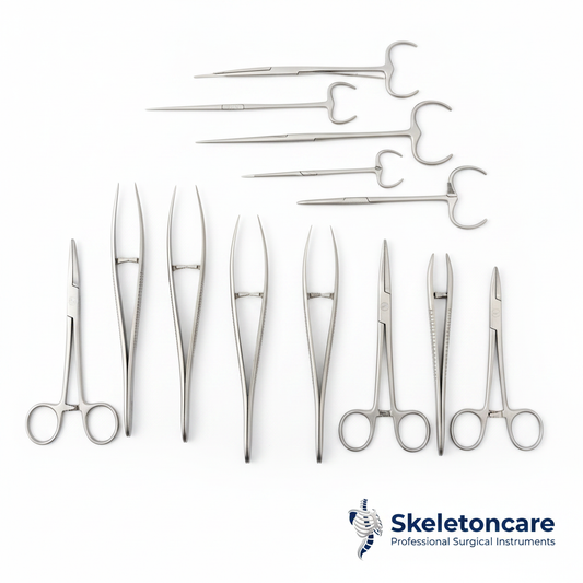 Hemostatic Clamp - Flat Lay
