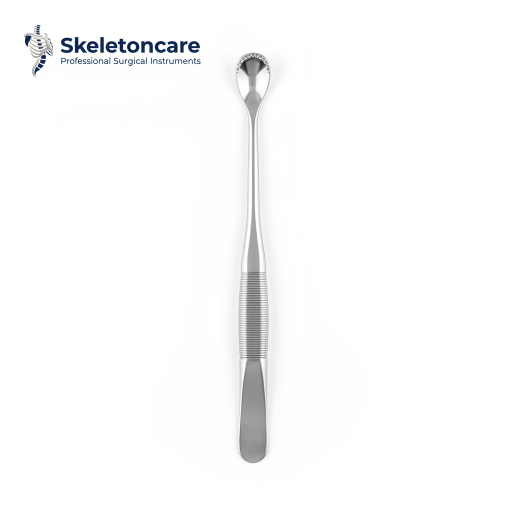 Orthopedic Bone Curette - Front View | Skeletoncare