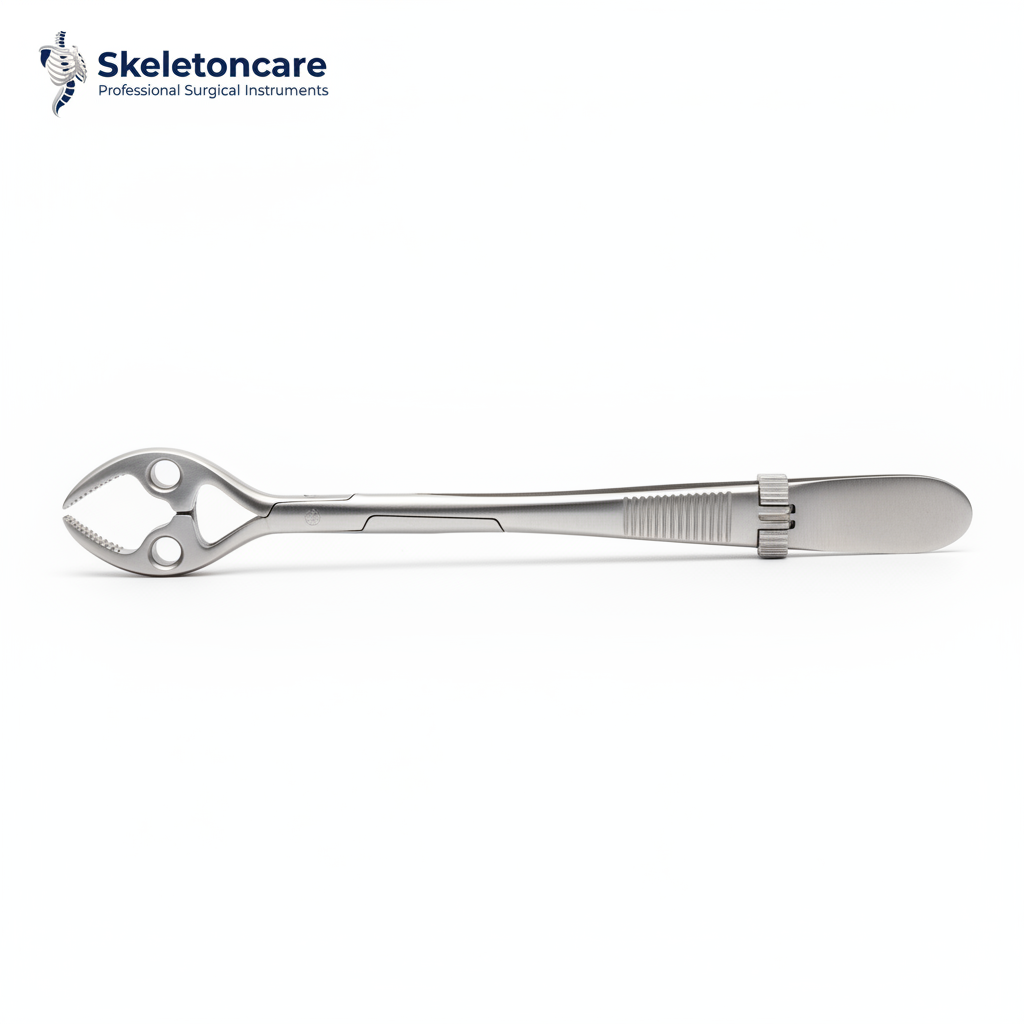 Babcock Intestinal Forceps - Jaw Detail | Skeletoncare