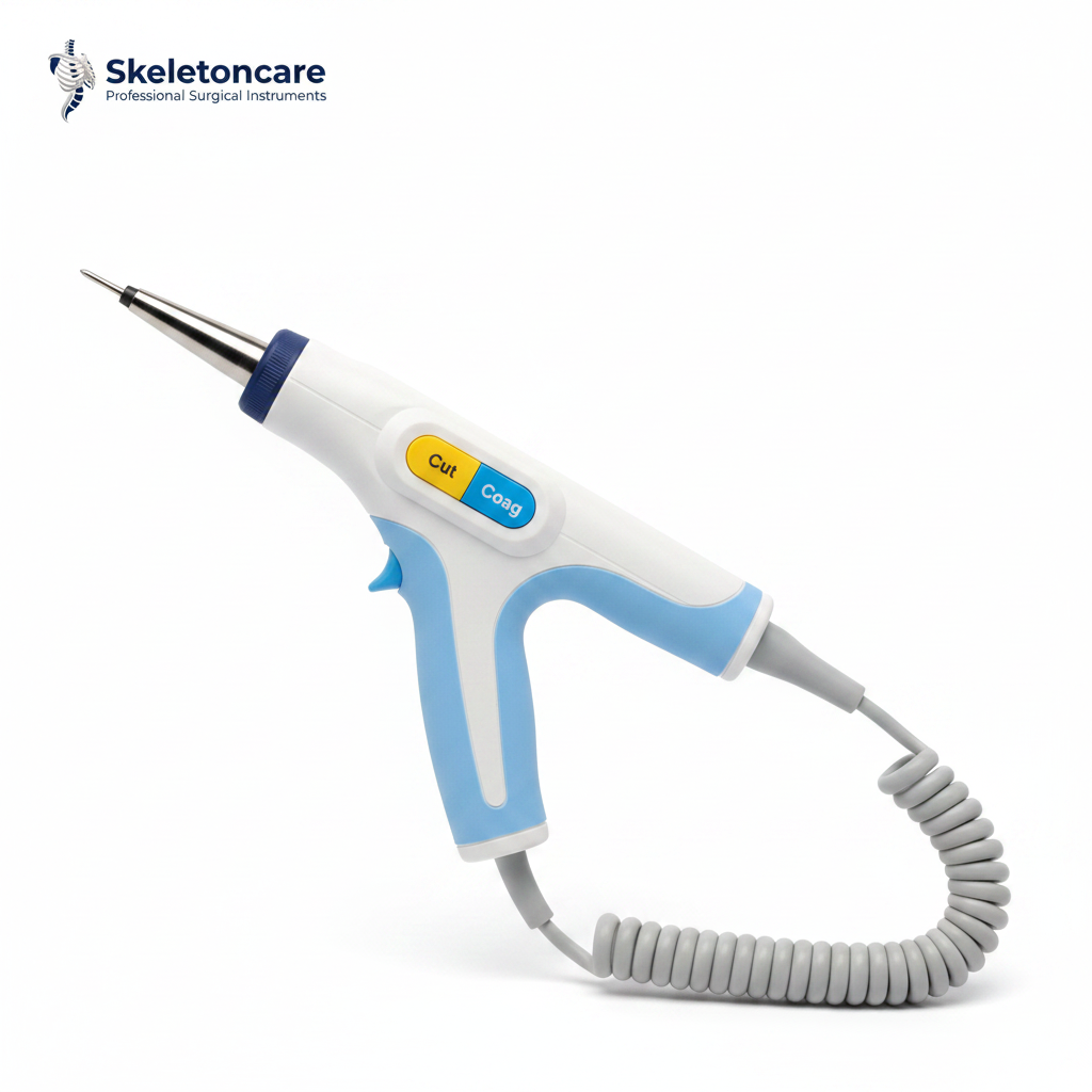 Surgical Electrocautery Pen - Side View | Skeletoncare