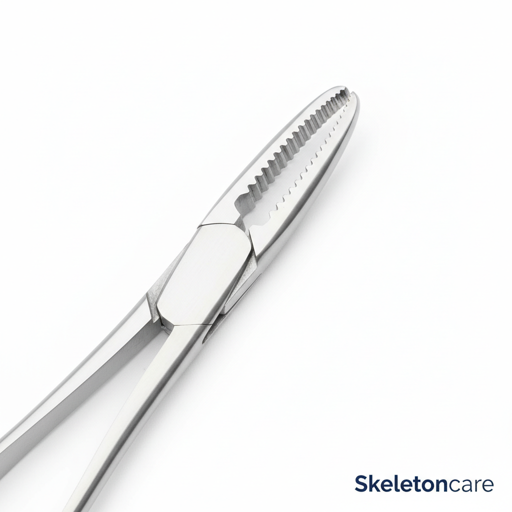Kocher Hemostatic Clamp - Jaw Detail | Skeletoncare