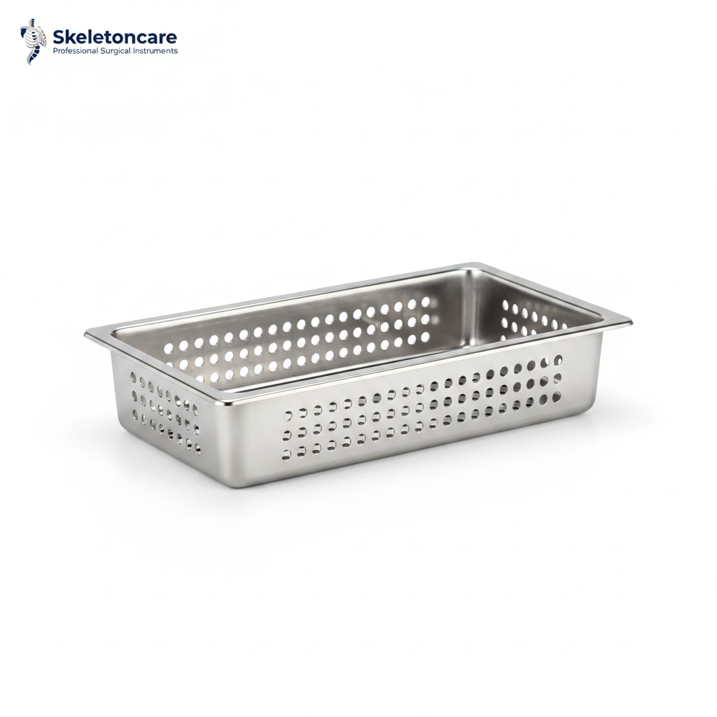 Surgical Sterilization Tray - Side View | Skeletoncare