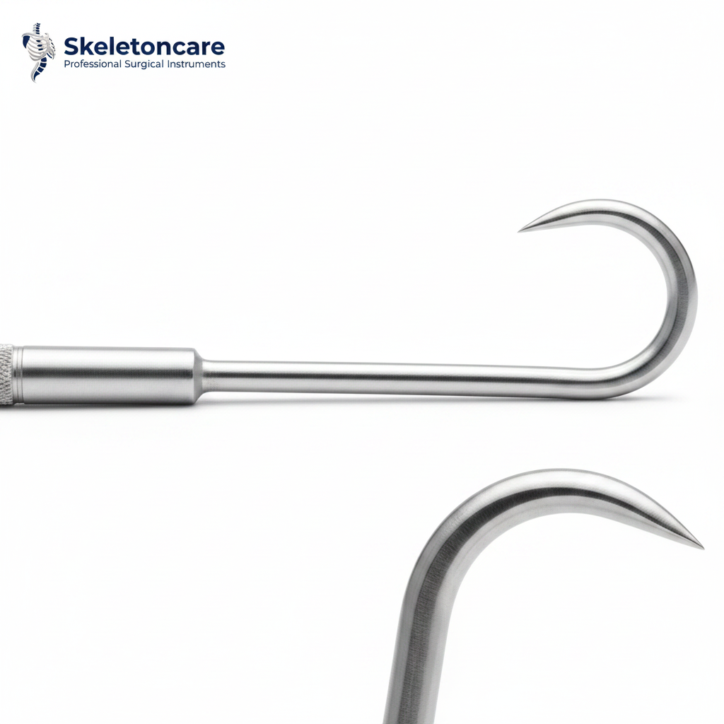 Orthopedic Bone Hook - Tip Detail | Skeletoncare