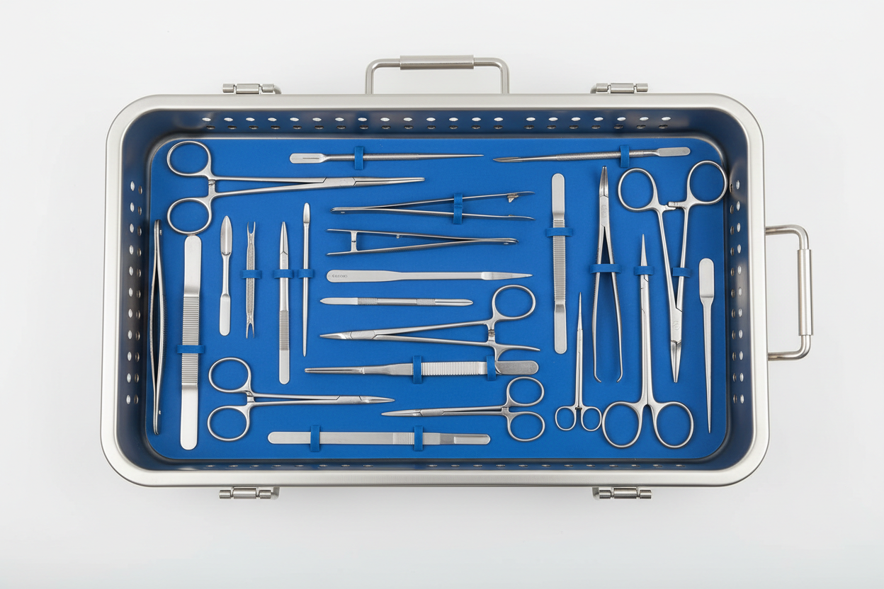 General Surgery Instrument Set - In Sterilization Tray
