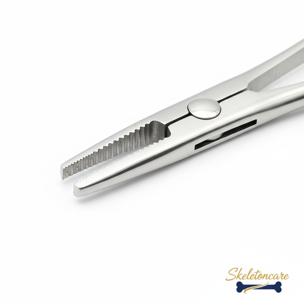 Kocher Hemostatic Clamp - Jaw Detail | Skeletoncare