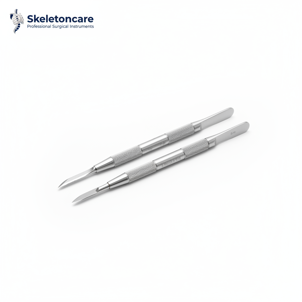 Surgical Scalpel Handle - Front View | Skeletoncare