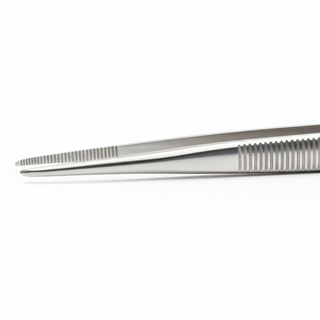 Surgical Tissue Forceps - Close-up Macro