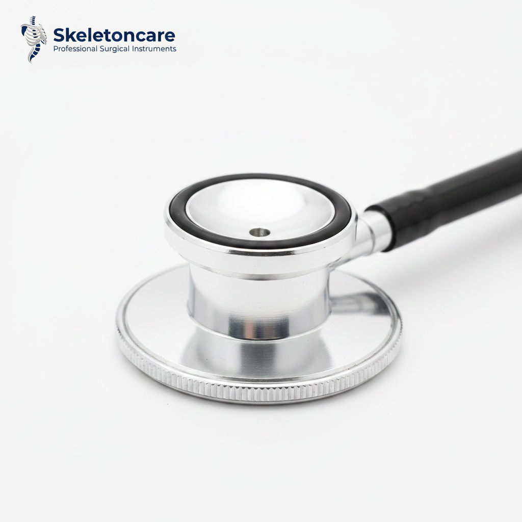 Professional Dual-Head Stethoscope - Chest Piece Detail | Skeletoncare