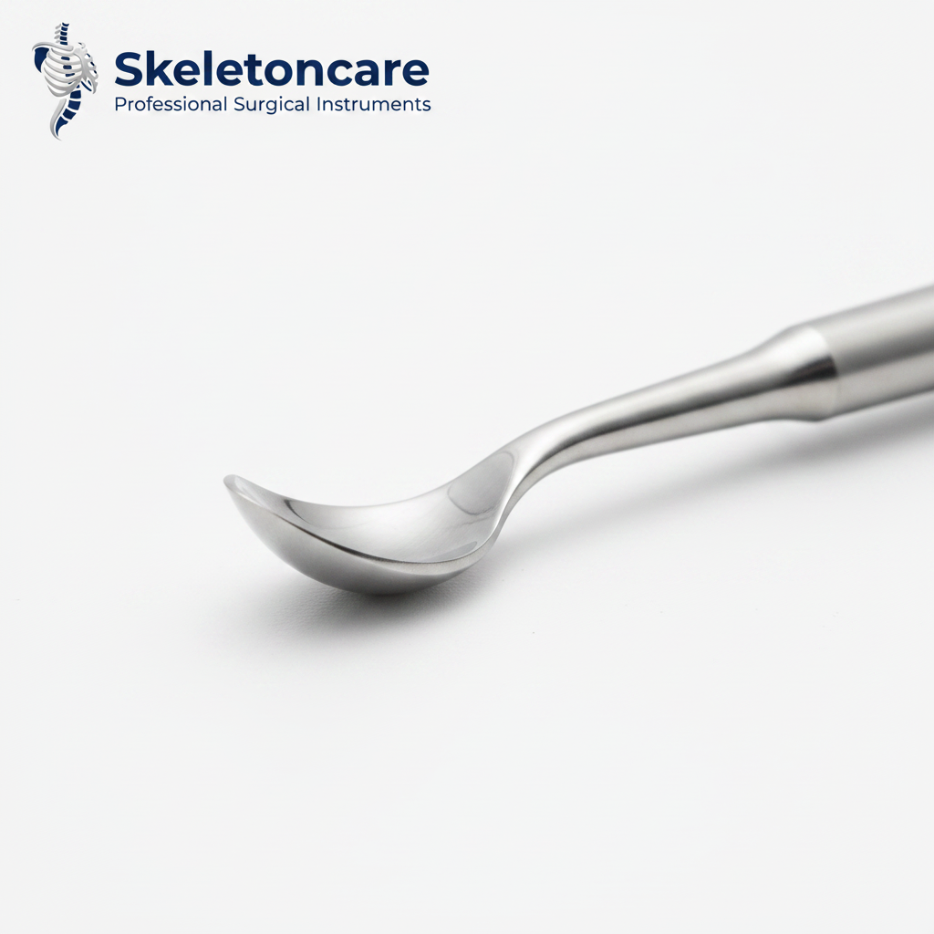 Orthopedic Bone Curette - Tip Detail | Skeletoncare