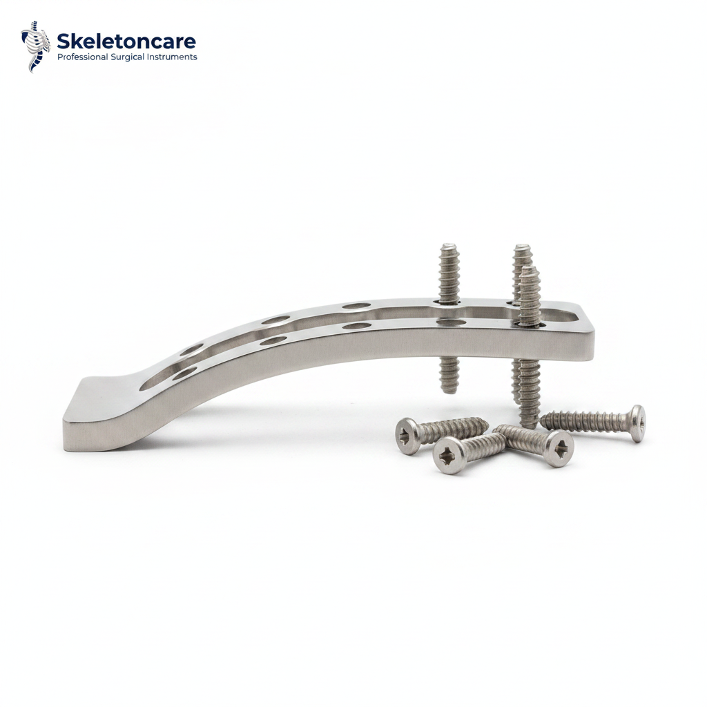 Trauma Bone Plate - Side View | Skeletoncare