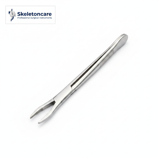Kocher Clamp Front - Skeletoncare Logo