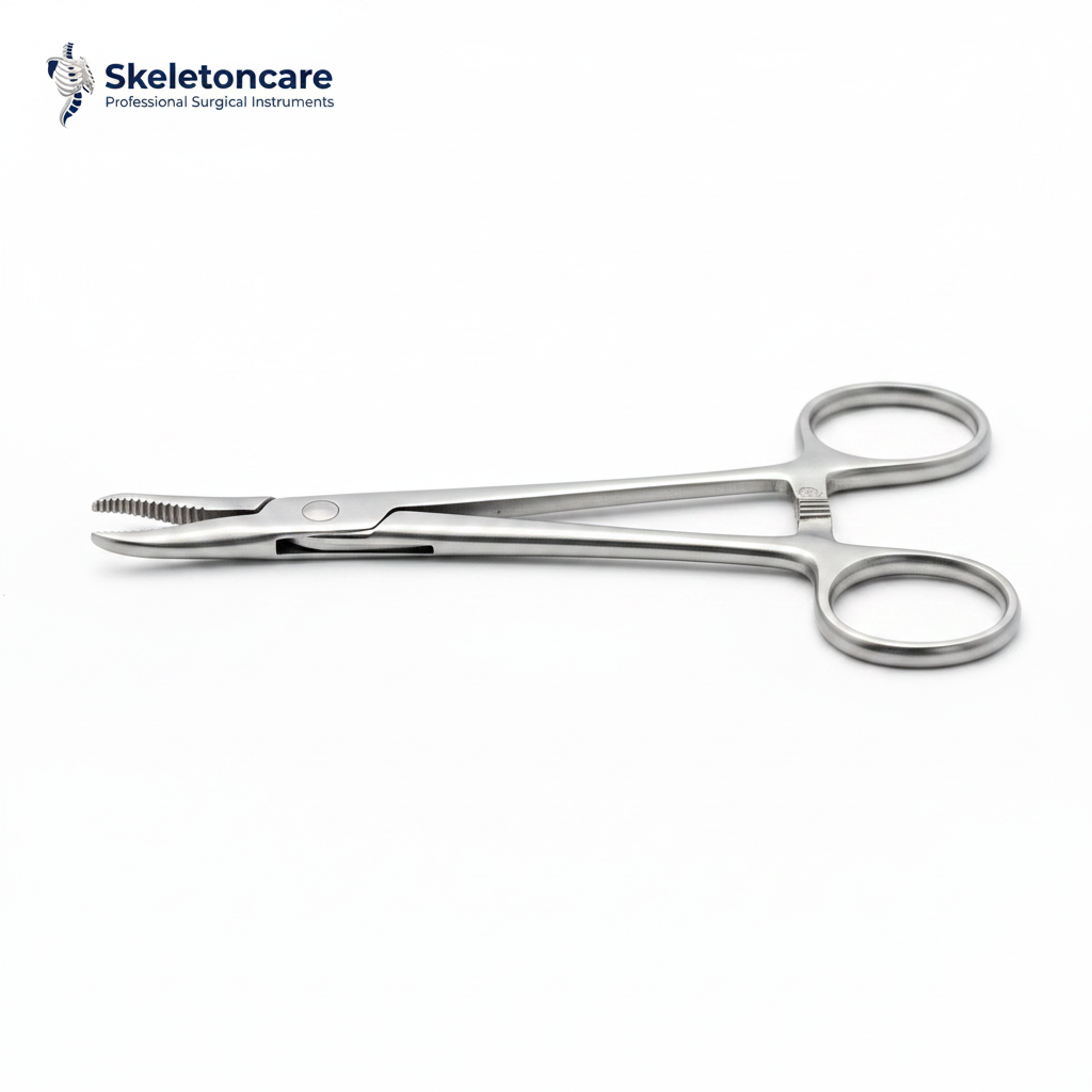 Kocher Clamp Side - Skeletoncare Logo