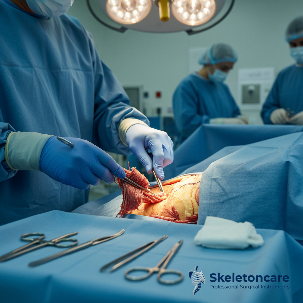 Langenbeck Retractor - Usage